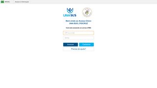 
                            3. Login de acesso | UNA-SUS - unasus/ufma