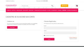 
                            3. Login de Cliente - CasaNostra Cosméticos