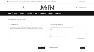 
                            4. Login de Cliente - Jany Pim