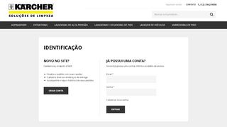 
                            6. Login de Cliente - Karcher Venda Direta