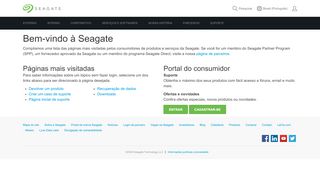 
                            5. Login de consumidor | Seagate Brasil