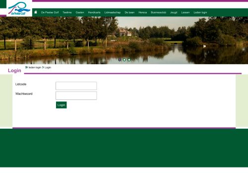 
                            5. Login - De Peelse Golf