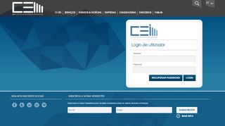 
                            10. Login de utilizador - CEI.Centro de Empresas Inovadoras