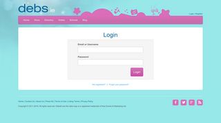 
                            10. Login | debs.ie