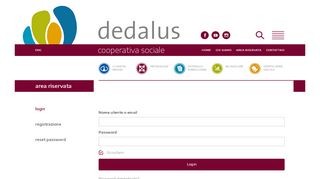 
                            12. Login - dedalus Cooperativa sociale