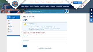 
                            6. Login - Defensa Civil Colombiana