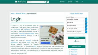 
                            11. Login Definition - The Tech Terms Computer Dictionary