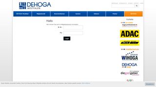 
                            9. Login - DEHOGA Westfalen