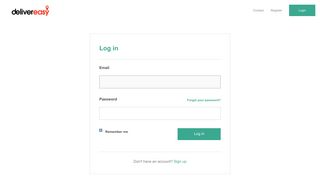 
                            2. Login - Delivereasy