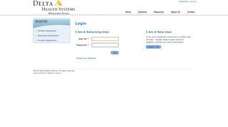 
                            7. Login - Delta Health Systems