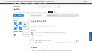 
                            4. login denied - Microsoft