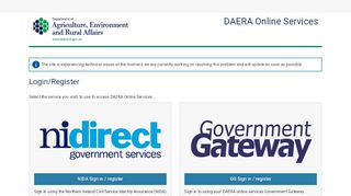 
                            13. Login - Department of Agriculture, Environment and Rural Affairs