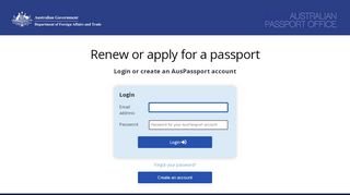 
                            10. Login - Department of Foreign Affairs and Trade - Online Passport ...