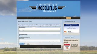 
                            6. Login - der Ravensburger Modellflieger