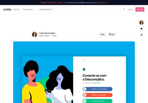 
                            11. Login Descomplica by Tamires Marino | Dribbble | Dribbble