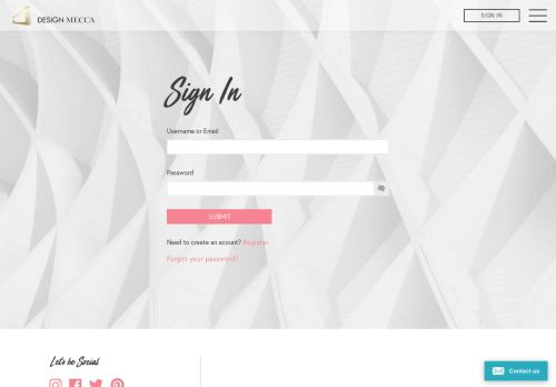 
                            12. Login | Design Mecca