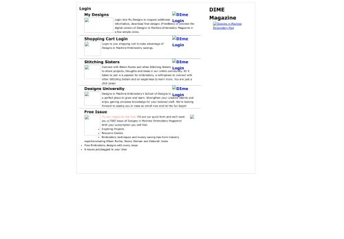 
                            1. Login - Designs in Machine Embroidery