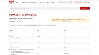 
                            6. Login d'essai gratuit - Trends Top