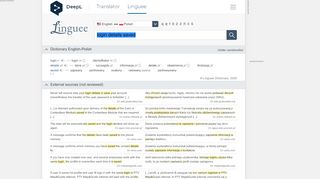 
                            13. login details saved - Polish translation – Linguee