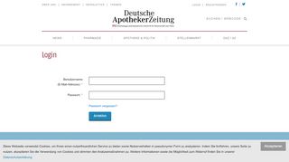 
                            4. Login - Deutsche Apotheker Zeitung
