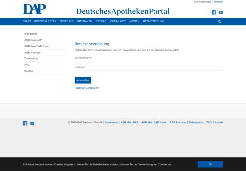 
                            8. Login - DeutschesApothekenPortal