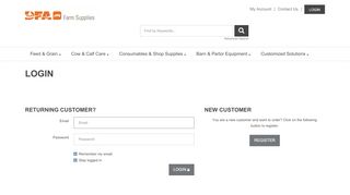 
                            4. Login - DFA Farm Supplies