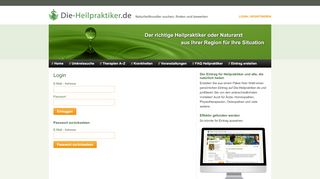 
                            6. Login – Die-Heilpraktiker.de