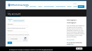 
                            4. Login - Difficult Airway Society