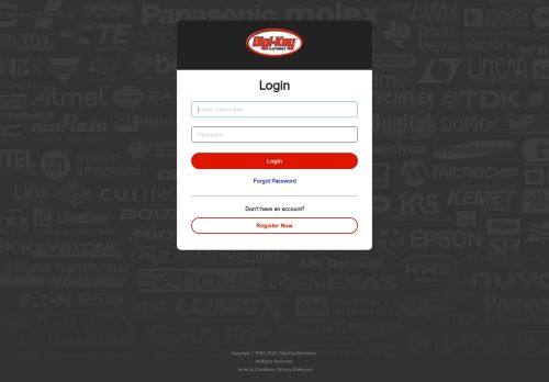 
                            1. Login - Digikey