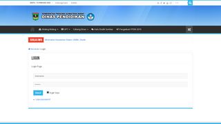 
                            6. Login | Dinas Pendidikan Sumatera Barat
