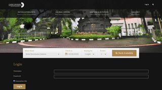 
                            5. Login – Discovery Hotels & Resorts