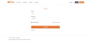 
                            4. Login - DIYSIte.com