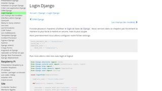 
                            12. Login Django - apprendre Python