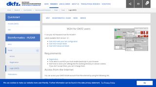 
                            3. Login (DKFZ) - German Cancer Research Center