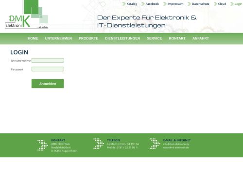 
                            10. Login - DMK-Elektronik