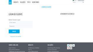 
                            10. Login do cliente - Nielsen
