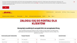 
                            6. Login do portalu - DHL