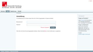 
                            1. Login - Docata - Universität Hamburg