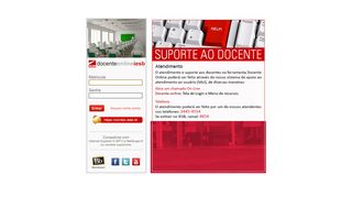 
                            2. Login Docente On-Line - Iesb