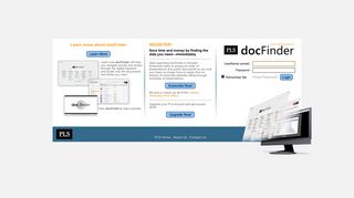 
                            1. Login | docFinder | PLS Inc