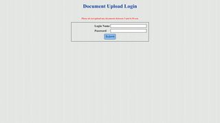 
                            3. Login | Document Upload