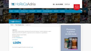 
                            13. Login d.o.o. » HoReCa Adria