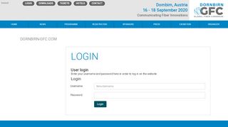 
                            6. Login: Dornbirn-MFC - Dornbirn-GFC.com