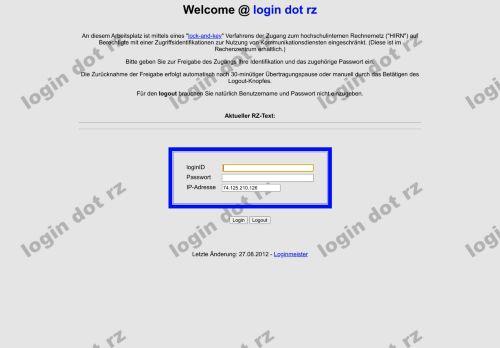 
                            3. login dot rz - Lock-And-Key login