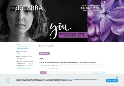 
                            7. Login - doTERRA 2017