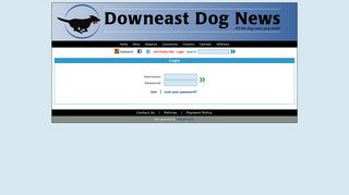 
                            6. Login - Downeast Dog News