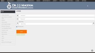 
                            2. Login - Dr. JJ Magdum College of Engineering, Jaysingpur.
