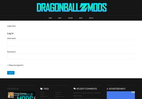 
                            3. Login ⋆ DragonBall Z Mods