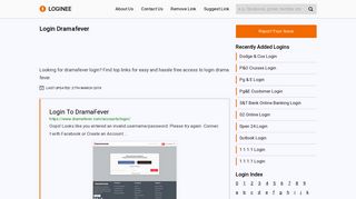 
                            12. Login Dramafever