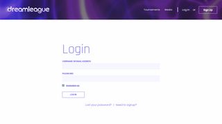 
                            1. Login - Dreamleague